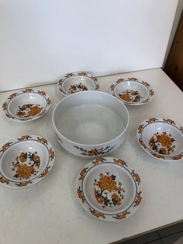 SERVIZIO MACEDONIA IN PORCELLANA SCHERZER 7 PZ