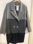 CAPPOTTO 5PREVIEW TGL GRIGIO/NERO DONNA