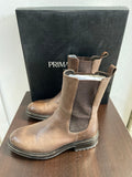 STIVALETTO PRIMADONNA MIS.37 MARRON E IN PELLE C/SCATOLO