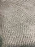 COPRILETTO L240X225CM IN COTONE BIANCO RICAMATO