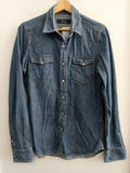 CAMICIA JEANS JECKERSON TGXS BLU UOMO