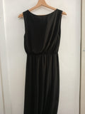 ABITO LUNGO BLUE SAND TGM NERO C/PENDENTI IN METALLO