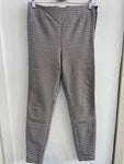 PANTALONE ZARA TGM A QUADRETTINI BEIGE/BIANCO/NERO