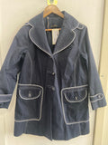 TRENCH LUSA SPAGNOLI TGM BLU/BIANCO