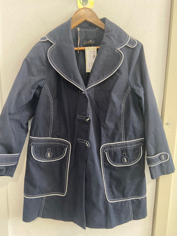 TRENCH LUSA SPAGNOLI TGM BLU/BIANCO
