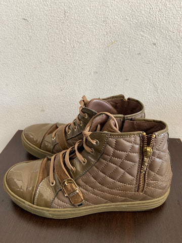 SNEAKERS ALTO A.MORELLI MIS.39 FANGO DONNA