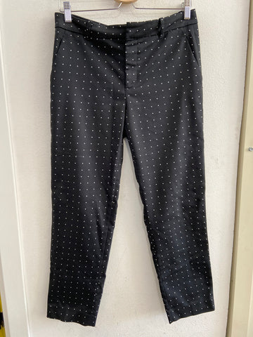 PANTALONE ZARA TGM NERO A POIS