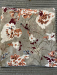 PASHMINA PIECES GRIGIO FANTASIA FIORI(PARI AL NUOVO)