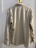 CAMICIA TIBER MIS.44 UOMO PANNA  A QUADRI GIALLO/BLU