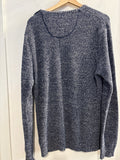 MAGLIONE BLEND TGXL BLU/BIANCO UOMO