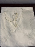 CAMICIA DA NOTTE TGXL BIANCO C/RICAMO