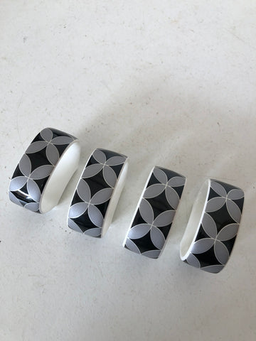 4 PORTATOVAGLIOLI IN PORCELLANA MAXWELL & WILLIAMS