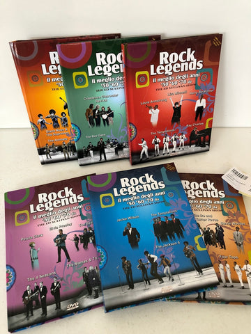 6 VOLUMI CON CD ROCK LEGENDS