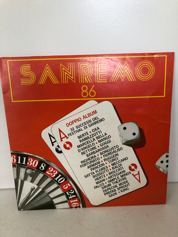 DISCO VINILE LP 33 GIRI DOPPIO SANREMO 86