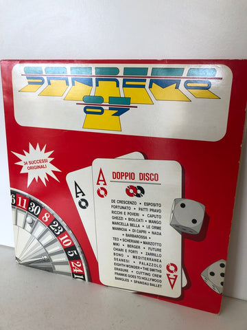 DISCO VINILE LP 33 GIRI DOPPIO SANREMO 87