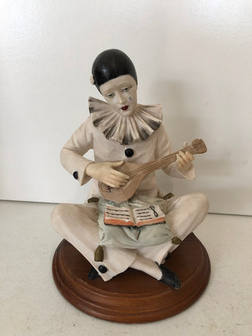 STATUA PIERROT IN RESINA H20XL10XP10 CM