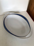 PIATTO DA PORTATA OVALE PORCELLANA BARILLA H5XL34XP25 CM