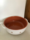 TEGAME IN TERRACOTTA DUE MANICI H5XDIAMETRO18 CM