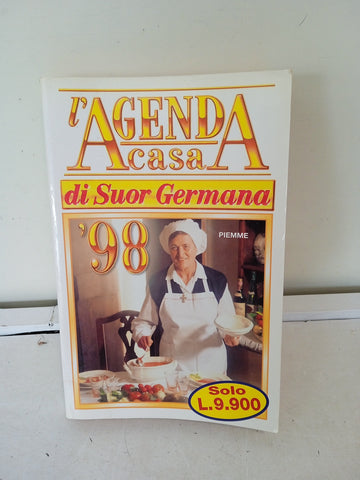 LIBRO CUCINA L'AGENDA CASA DI SUOR GERMANA '98
