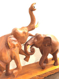 ELEFANTI IN LEGNO  H33XL39XP8 CM