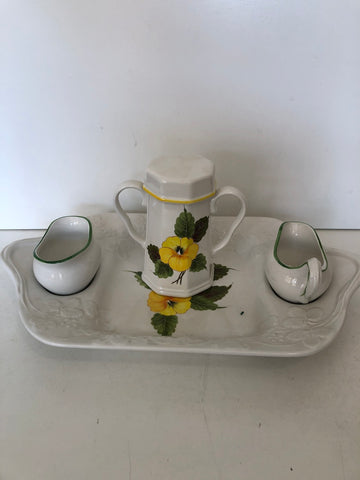 ANTIPASTIERA IN CERAMICA VILLA ESTE 4 PZ H4XL48XP28 CM