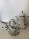 SERVIZIO CAFFE' IN PORCELLANA BAVARIA 15 PZ + 10 PIATTI