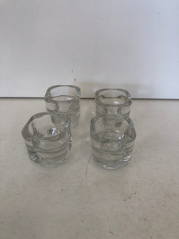 4 BICCHIERI AMARO IN VETRO