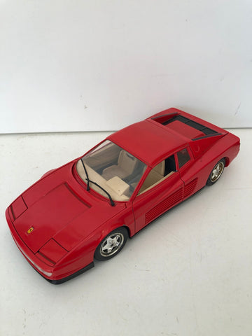 MODELLINO BURAGO FERRARI TESTAROSSA 1984 H7XL23XP8 CM
