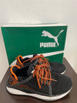SCARPE PUMA MIS.42.5 NERO/ARANCIO C/SCATOLO