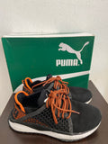 SCARPE PUMA MIS.42.5 NERO/ARANCIO C/SCATOLO