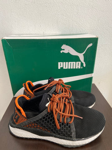 SCARPE PUMA MIS.42.5 NERO/ARANCIO C/SCATOLO