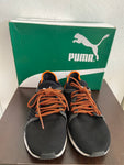 SCARPE PUMA MIS.42.5 NERO/ARANCIO C/SCATOLO