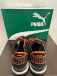 SCARPE PUMA MIS.42.5 NERO/ARANCIO C/SCATOLO