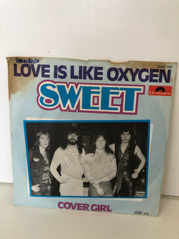 DISCO 45 GIRI LOVE IS LIKE OXYGEN - SWEET