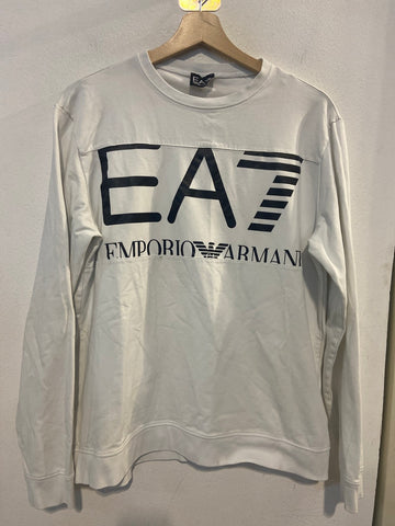 MAGLIA EMPORIO ARMANI TGXL BIANCA C/LOGO