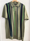 MAGLIA UOMO ESMARA TGL VERDE A RIGHE BLU