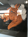QUADRO A RILIEVO ELIAS DAVON 70X50 CM
