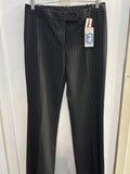 PANTALONE LA MADELINE TG.48 NERO A RIGHE (PARI AL NUOVO)