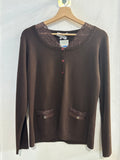 GIACCA C.FERRONI TGM MARRONE MISTO LANA DONNA