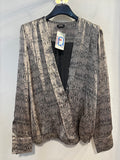 MAGLIA OLTRE TG42 BEIGE/NERO