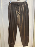 PANTALONE ONLY TGM MARRONE SIMILPELLE