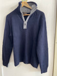 MAGLIONE MALAGRIDA TGL BLU/GRIGIO LANA