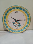 OROLOGIO MURALE IN CERAMICA CEAR CALTAGIRONE DIAMETRO 30 CM