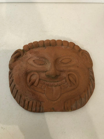 MASCHERA IN TERRACOTTA H20XL23 CM