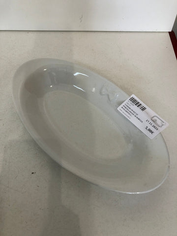 VASSOIO OVALE LE PORCELLANANE DI BARILLA H4XL28XP15 CM