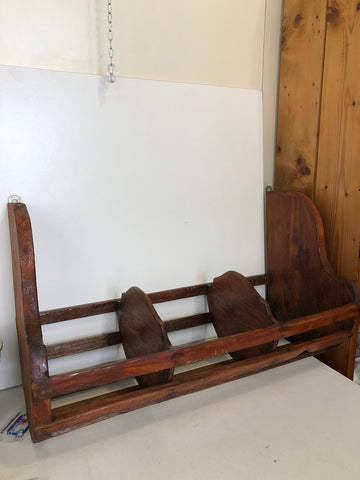 PORTA PIATTI DA MURO IN LEGNO H35XL59XP25 CM