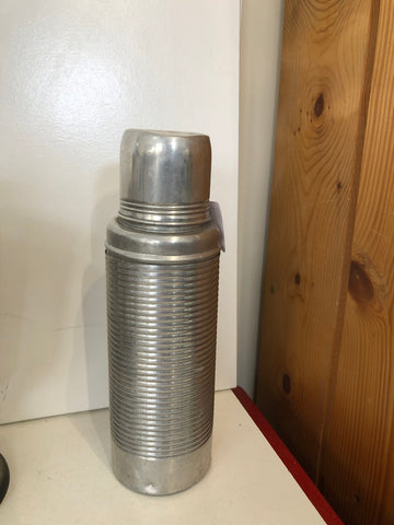ANTICO THERMOS IN ALLUMINIO H23XDIAMETRO5 CM
