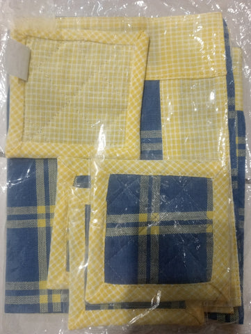 SERVIZIO COLAZIONE IDEA DONNA BLU/GIALLO