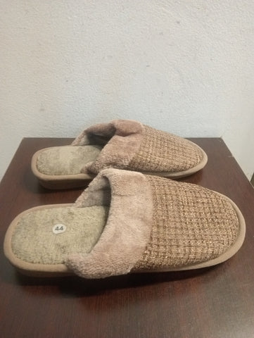 PANTOFOLE TG 43- 44 MARRONE UOMO