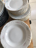 SERVIZIO PIATTI PORCELLANA BAVARIA 38 PZ ( MANCANO DUE PIATTI FONDI )